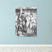 Toile L'arrestation de Caroline Matilda (Insitu (Plancher de Bois))
