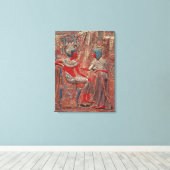 Toile L'arrière du trône de Toutankhamon (Insitu (Plancher de Bois))