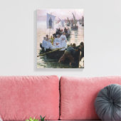 Toile L'arrivée de la procession de Sainte-Anne (Insitu(Salon))