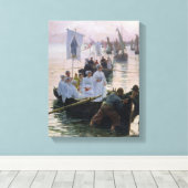 Toile L'arrivée de la procession de Sainte-Anne (Insitu (Plancher de Bois))