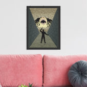 Toile L'arrivée du dévoreur, étrange art d'horreur (Insitu(Salon))