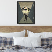 Toile L'arrivée du dévoreur, étrange art d'horreur (Insitu(Chambre))