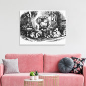 Toile L'arrivée du Père Noël, 1872 (Insitu(Salon))