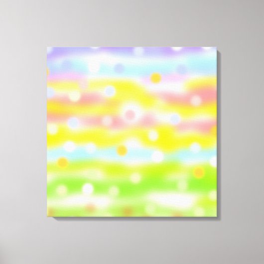 Toile L'art abstrait aux nuances multicolores (Recto)