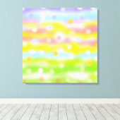 Toile L'art abstrait aux nuances multicolores (Insitu (Plancher de Bois))