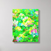 Toile L'art Abstrait de la nature verte (Recto)