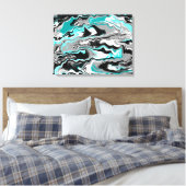 Toile L'art Abstrait des peaux de requins (Insitu(Chambre))