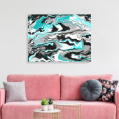 Toile L'art Abstrait des peaux de requins (Insitu(Salon))