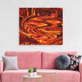Toile L'art Abstrait du feu liquéfié, (Insitu(Salon))