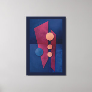 Toile L'art Abstrait "Imaginaire en grand"