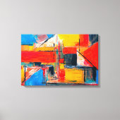 Toile L'art Abstrait urbain (Recto)