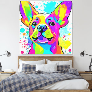 Toile L'art chiot franco-bulgare