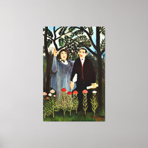 Toile L'art de Henri Rousseau, La Muse inspirant le poèt