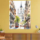 Toile L'art de l'aquarelle à Madrid (Insitu(Salon))