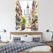 Toile L'art de l'aquarelle à Madrid (Insitu(Chambre))
