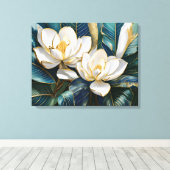 Toile L'art de Magnolia (Insitu (Plancher de Bois))