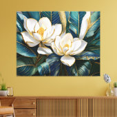 Toile L'art de Magnolia (Insitu(Salon))