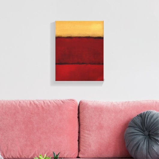 Toile L'art de Mark Rothko dans le style numérique 2 (Insitu(Salon))
