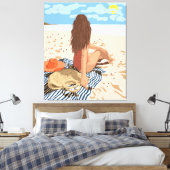 Toile L'art de vivre est de vivre dans le moment (Insitu(Chambre))