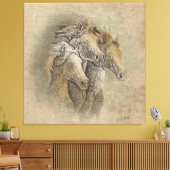 Toile L'art des chevaux (Insitu(Salon))