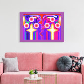 Toile L'art des esprits jumeaux (Insitu(Salon))