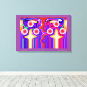 Toile L'art des esprits jumeaux (Insitu (Plancher de Bois))