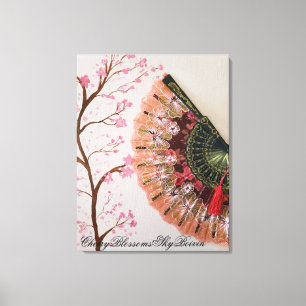 Toile l'art des fleurs de cerisiers