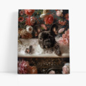 Toile L'art du chien de taureau français | Frenchie dans