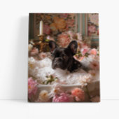 Toile L'art du chien de taureau français | Frenchie dans