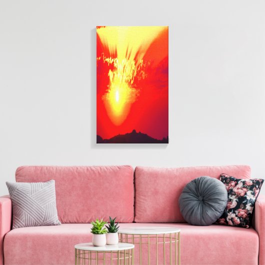 Toile L'art du coucher du soleil (Insitu(Salon))