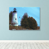 Toile L'art du phare nautique (Insitu (Plancher de Bois))