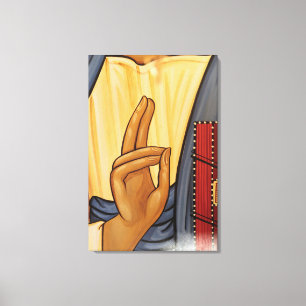 Toile L'Art du Signe de Main Religieux