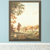 Toile L'art du village de Zazzle (Insitu (Plancher de Bois))