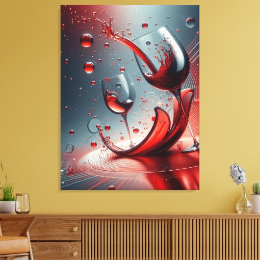 TOILE L'ART DU VIN DE CANVA WALL (Insitu(Salon))