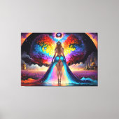 Toile L'art du voyage cortical d'Amaya (Recto)