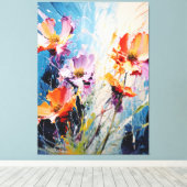 Toile L'art floral (Insitu (Plancher de Bois))