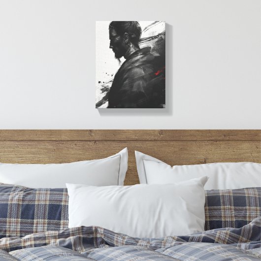 Toile L'art guerrier de Samurai (Insitu(Chambre))