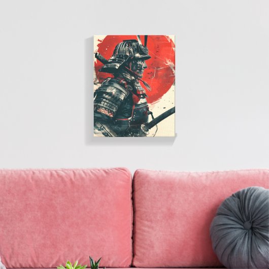 Toile L'art guerrier de Samurai (Insitu(Salon))