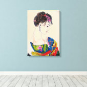 Toile L'art japonais Geisha (Insitu (Plancher de Bois))