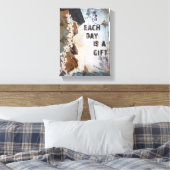 Toile L'Art Médiatique Mélange Chaque Jour Est Une Citat (Insitu(Chambre))