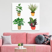 Toile L'art ménager dessiné à la main (Insitu(Salon))