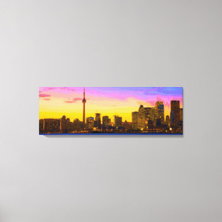 Toile L'art mural "TDOT SKYLINE" d'InnovativDezynz