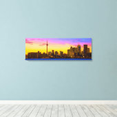Toile L'art mural "TDOT SKYLINE" d'InnovativDezynz (Insitu (Plancher de Bois))