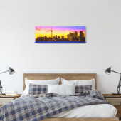 Toile L'art mural "TDOT SKYLINE" d'InnovativDezynz (Insitu(Chambre))