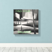 Toile L'art naturel abstrait (Insitu (Plancher de Bois))