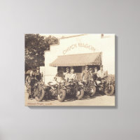 L'art photo "Biker's Chuck Wagon" des années 1940