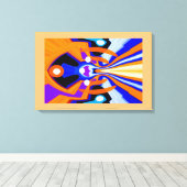 Toile L'art prophétique astral (Insitu (Plancher de Bois))