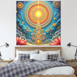 Toile L'art spirituel Mandala