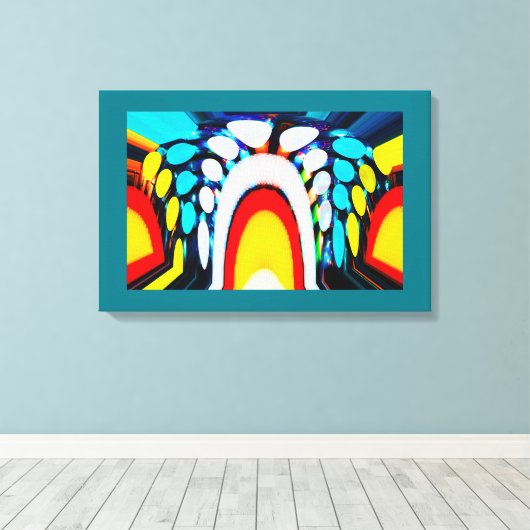 Toile L'art stargate (Insitu (Plancher de Bois))