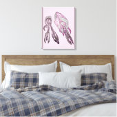 Toile L'art texturé abstrait du voile incliné (Insitu(Chambre))